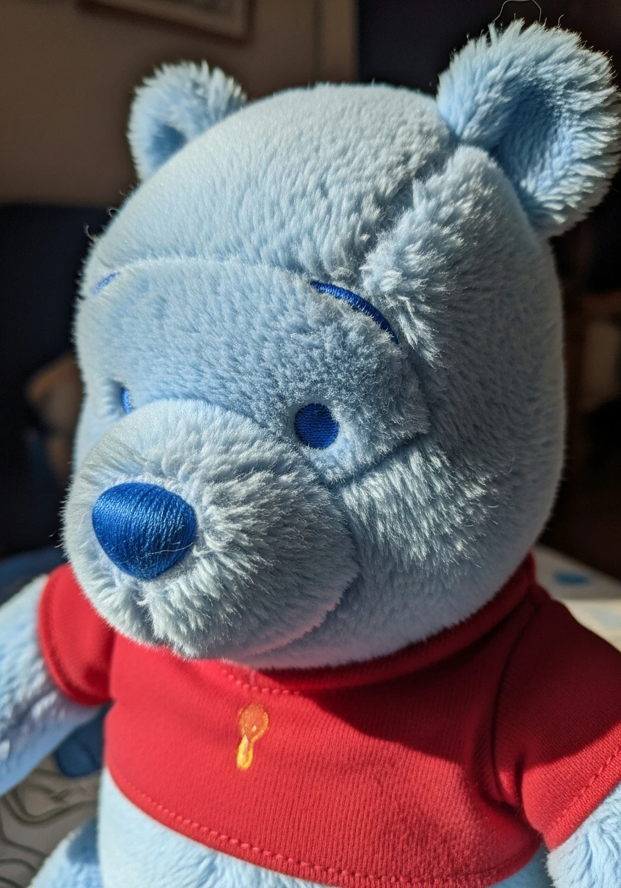 Light Blue Pooh Details - 50 Adorable and High-End Ideas for Your Winnie the Pooh Nursery