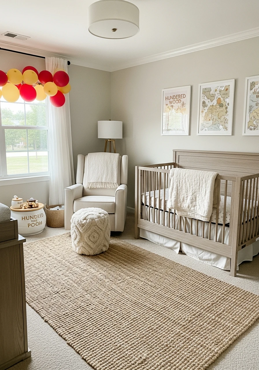 Match Shower Decor - 50 Adorable and High-End Ideas for Your Winnie the Pooh Nursery