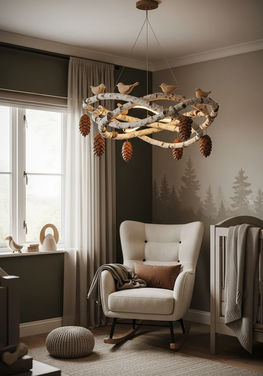 Tree-Inspired Lighting Fixtures - 50 Affordable Ideas for the Perfect Woodland Nursery
