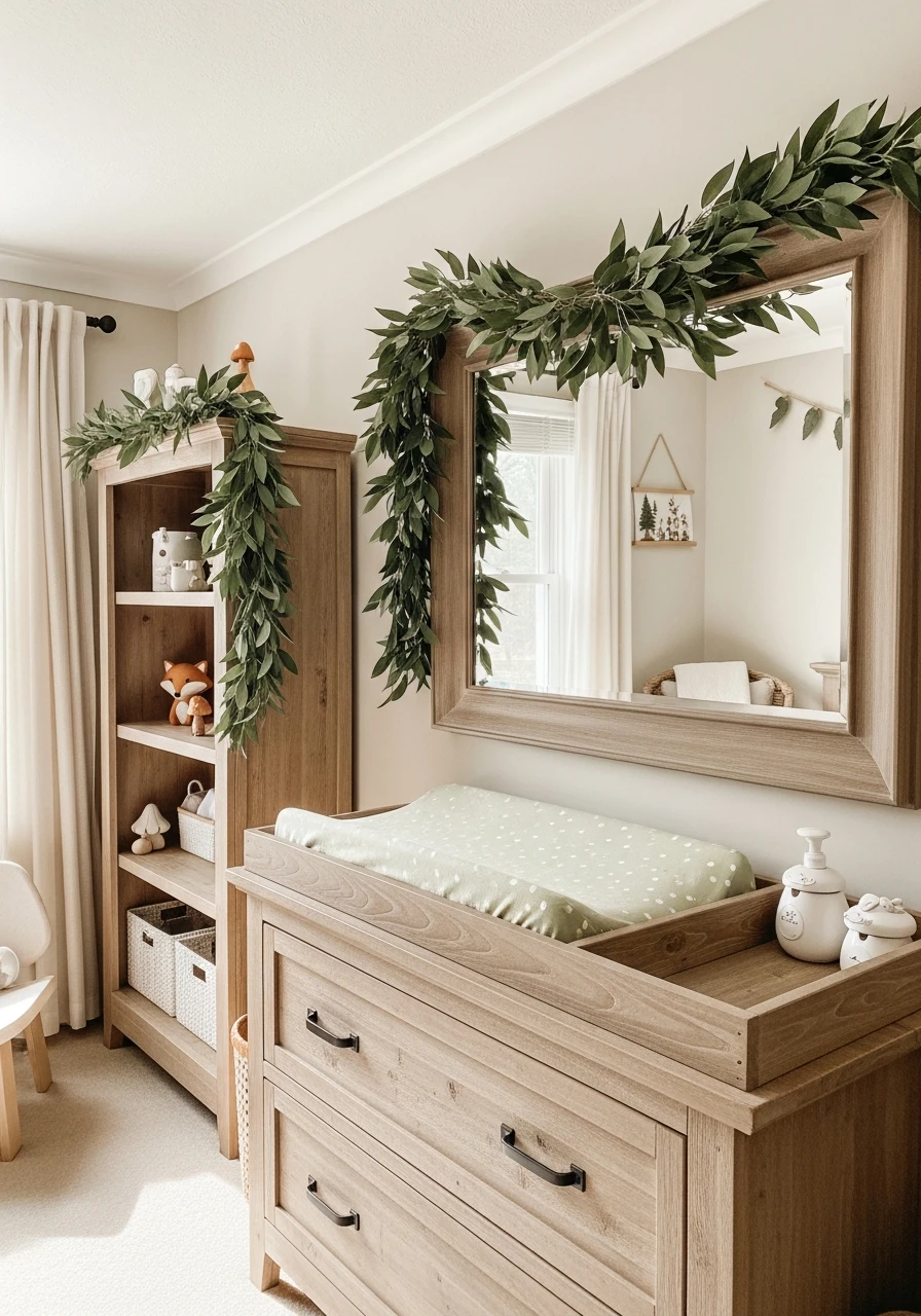 Leaf Garland Decor - 50 Affordable Ideas for the Perfect Woodland Nursery