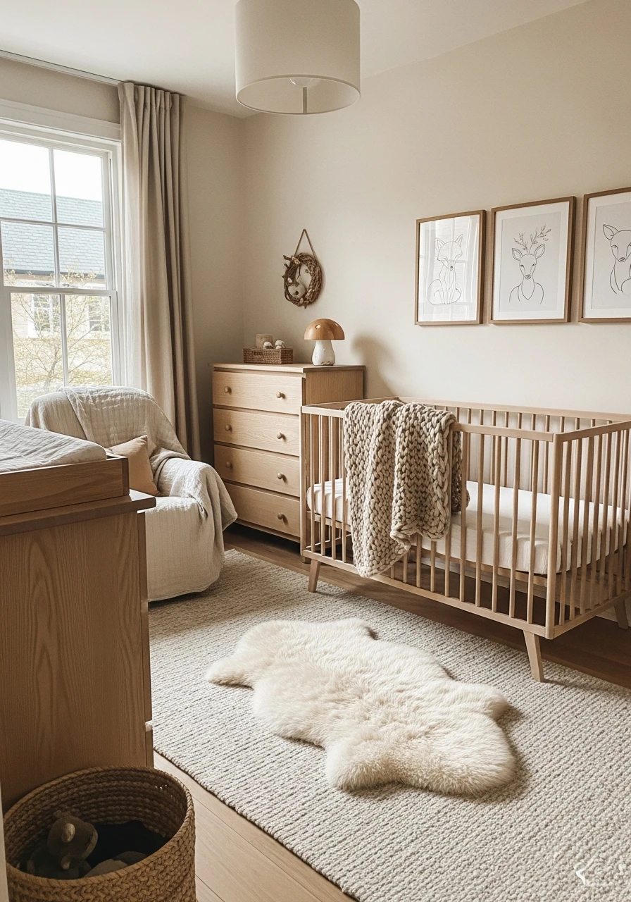 Neutral Earth Tones - 50 Affordable Ideas for the Perfect Woodland Nursery