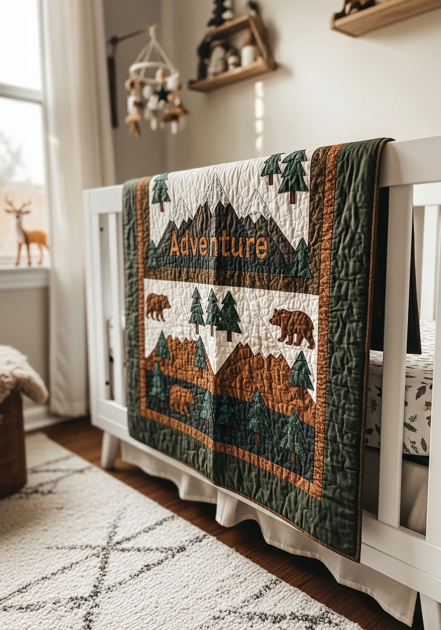Adventure Quilt - 50 Affordable Ideas for the Perfect Woodland Nursery