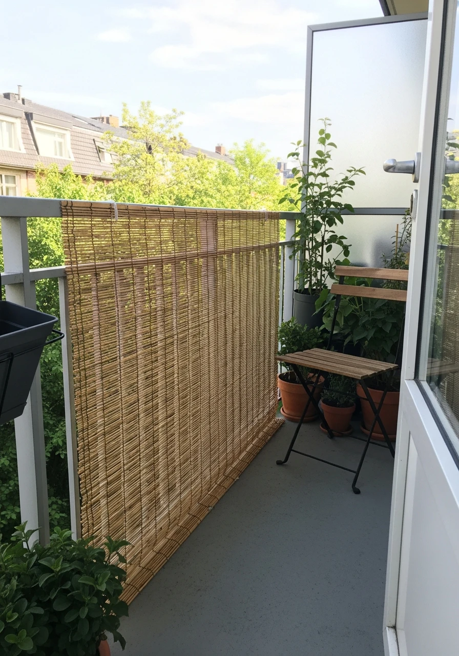 Patio Privacy Screens - 50 Budget-Friendly apartment patio ideas That Look High-End