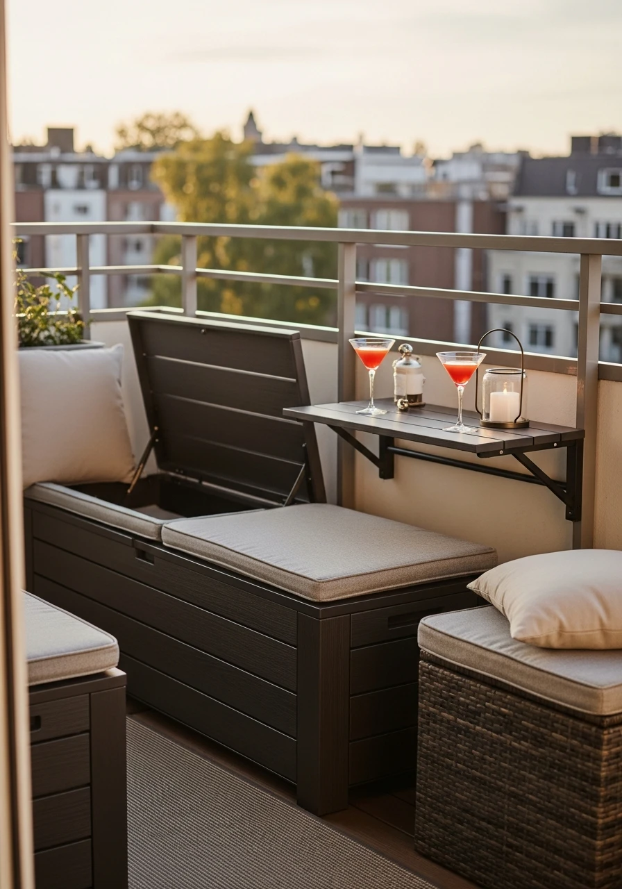 Multi-Functional Patio Layout - 50 Budget-Friendly apartment patio ideas That Look High-End