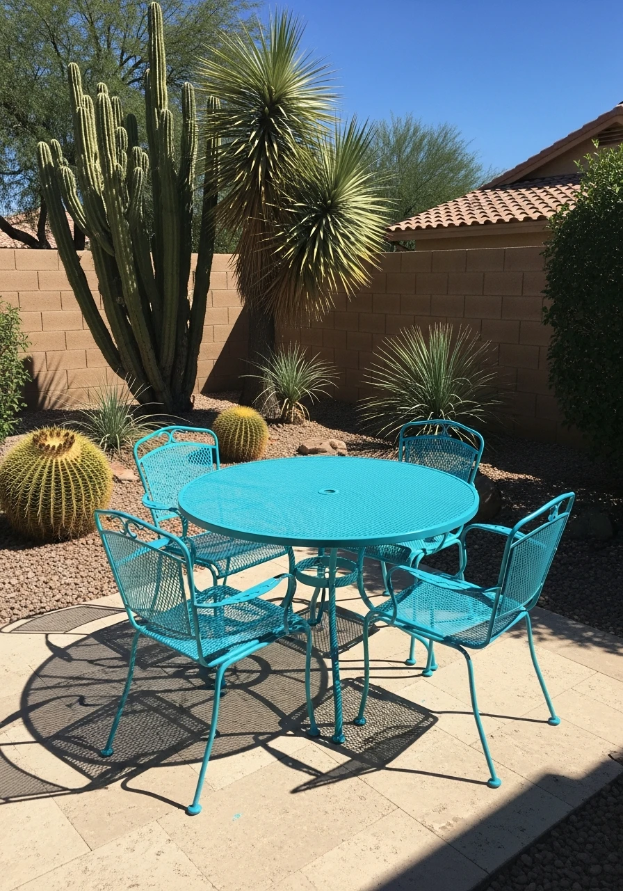 Refresh Old Patio Furniture - 40 Arizona Backyard Ideas That Beat the Heat on a Budget