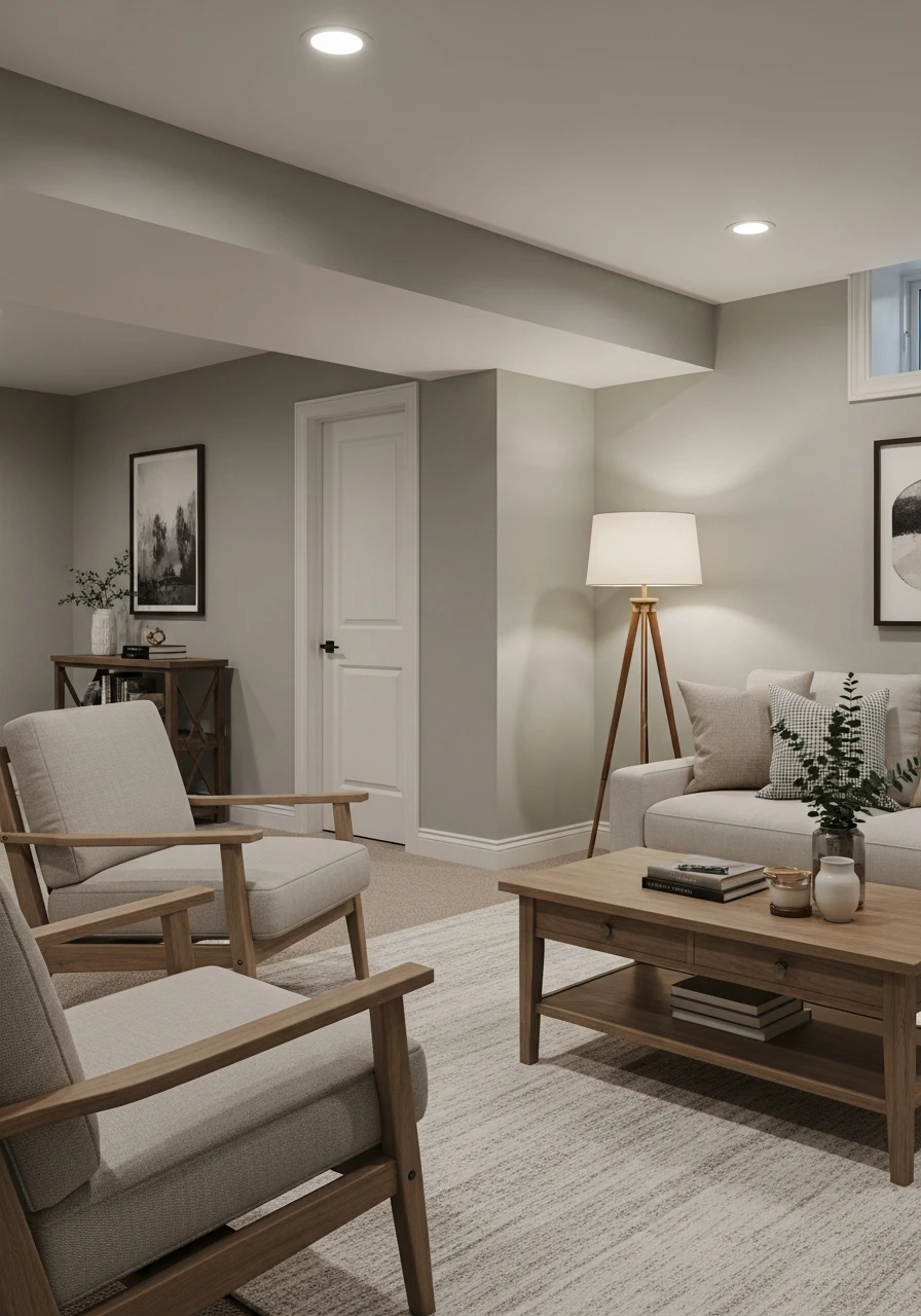 Oystershell Gray Subtle Basement Shade