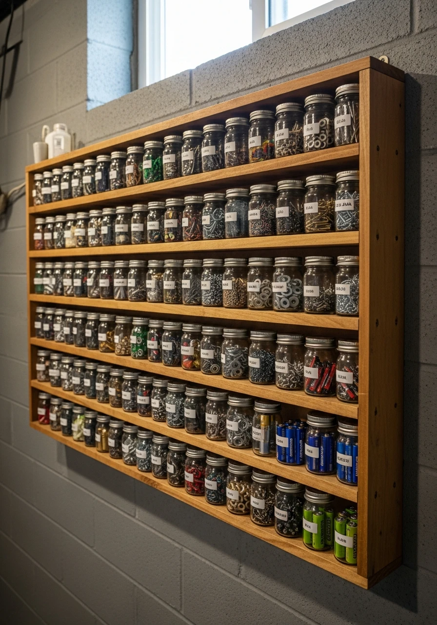 Tiered Spice Racks - 45 Genius Basement Storage Ideas to Tidy Your Space