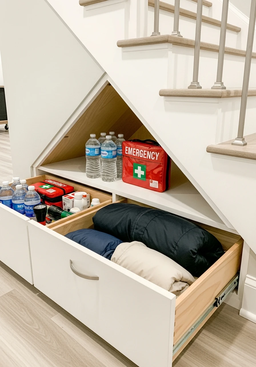 Organize Under the Stairs - 45 Genius Basement Storage Ideas to Tidy Your Space