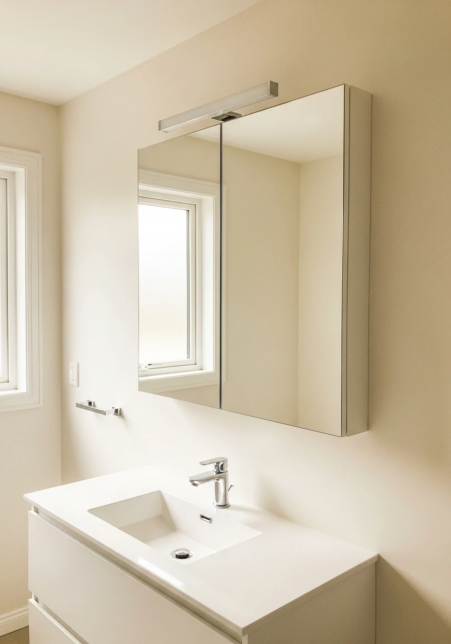 Upgrade Medicine Cabinet - 50 Genius Bathroom Storage Ideas That Look Expensive