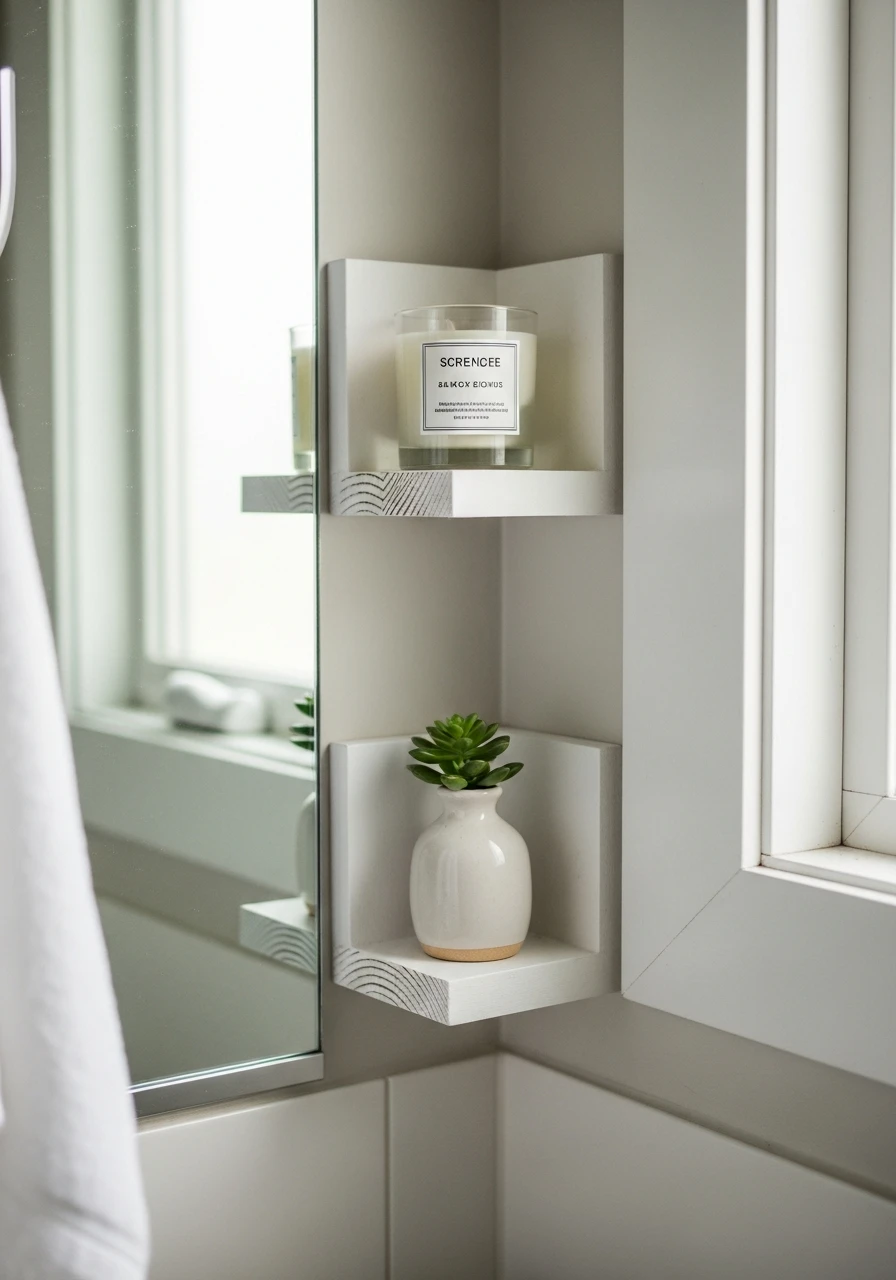 Small DIY Shelves - 50 Genius Bathroom Storage Ideas That Look Expensive