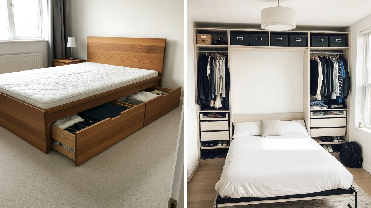 50 Brilliant Bedroom Storage Ideas - Addicted To Organization