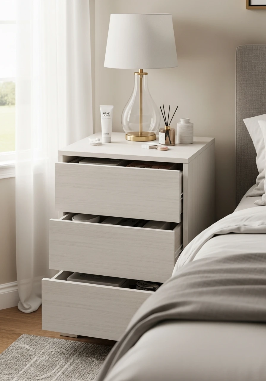 Drawer Nightstand Storage - 50 Brilliant Bedroom Storage Ideas to Get That High-End Look (Without the Clutter)