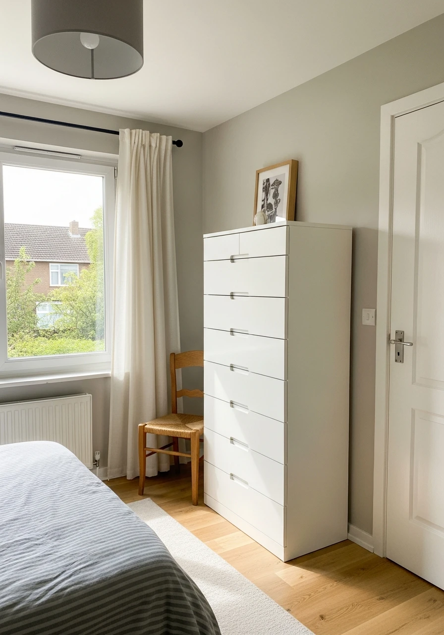 Narrow Tall Dresser - 50 Brilliant Bedroom Storage Ideas to Get That High-End Look (Without the Clutter)