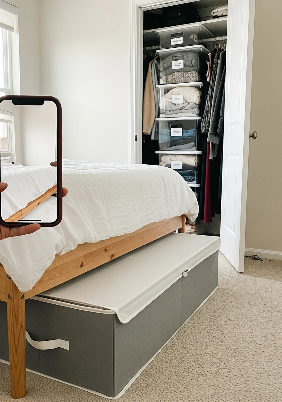 Clothing Rotation Plan - 50 Brilliant Bedroom Storage Ideas to Get That High-End Look (Without the Clutter)