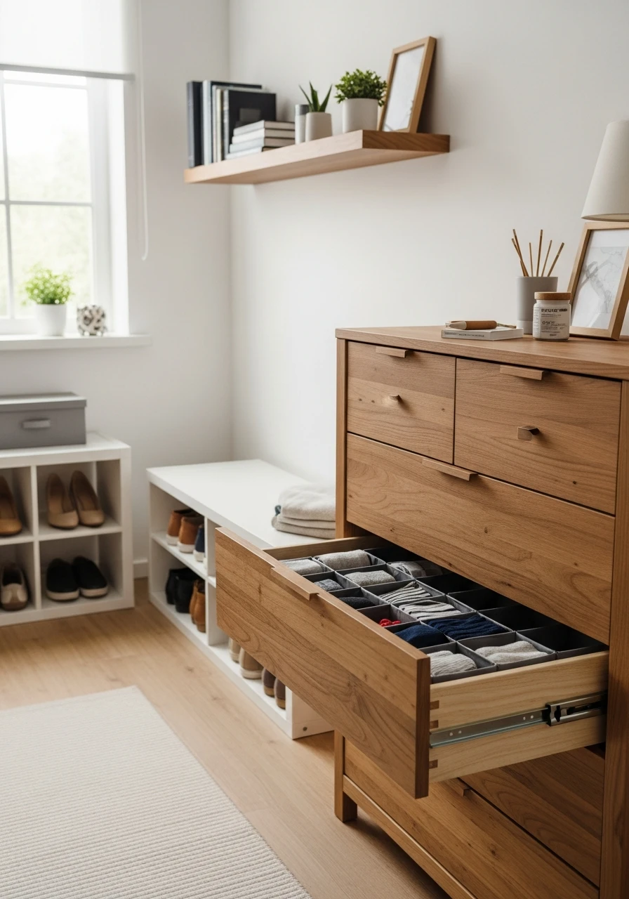 Dedicated Storage Zones - 50 Brilliant Bedroom Storage Ideas to Get That High-End Look (Without the Clutter)