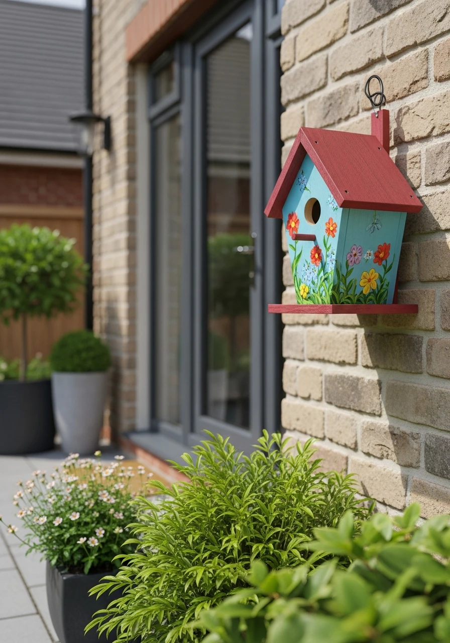 Style-Matched Birdhouse Painting Ideas