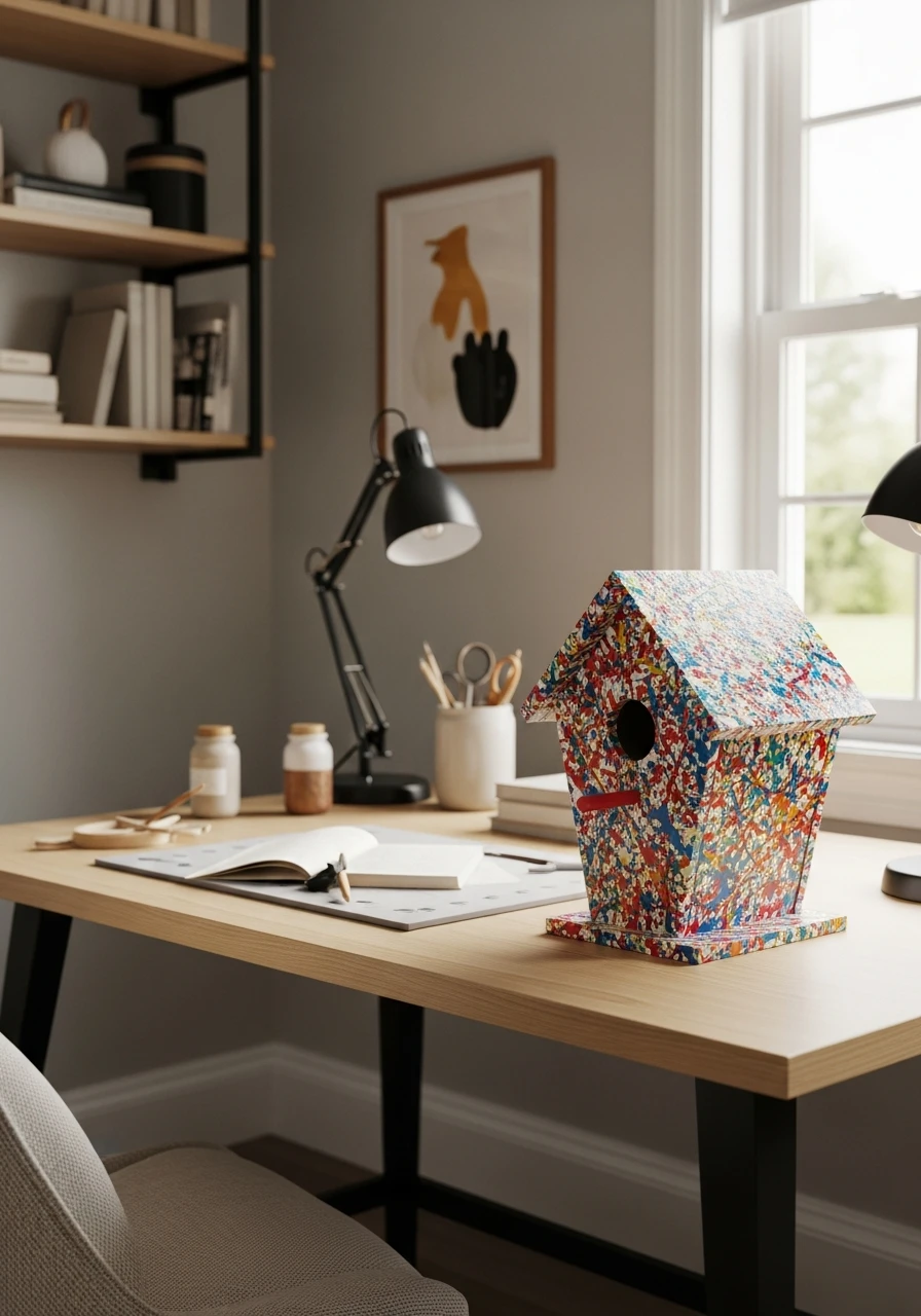 Abstract Splatter Art