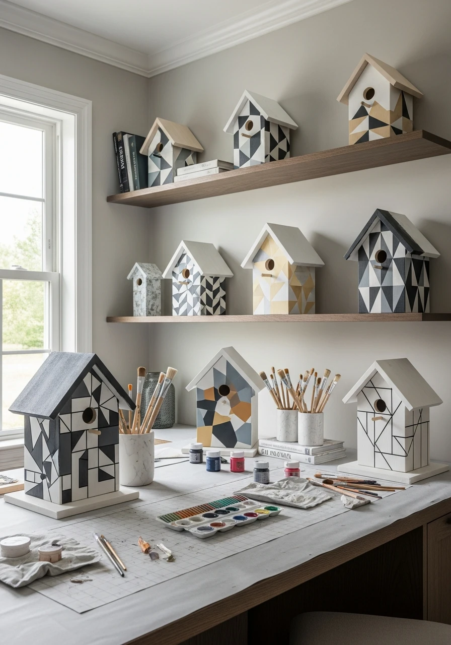 35 Adorable Bird House Painting Ideas Addicted To Organization