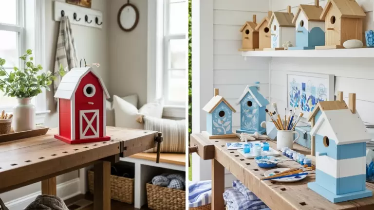35 Adorable Bird House Painting Ideas