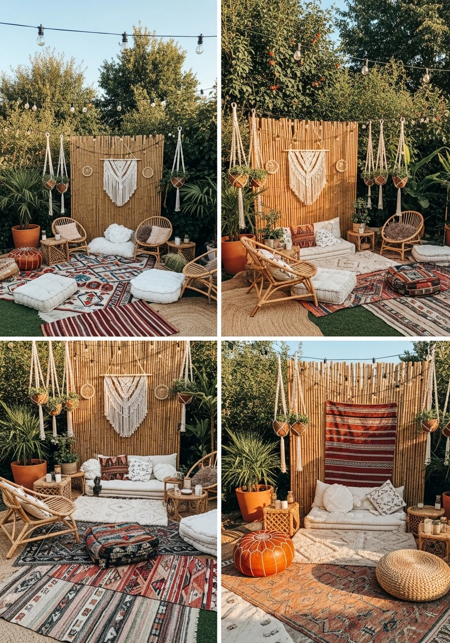 Create Cozy Seating Zones - Your Ultimate Guide to Boho Garden Ideas for a Dreamy Outdoor Space