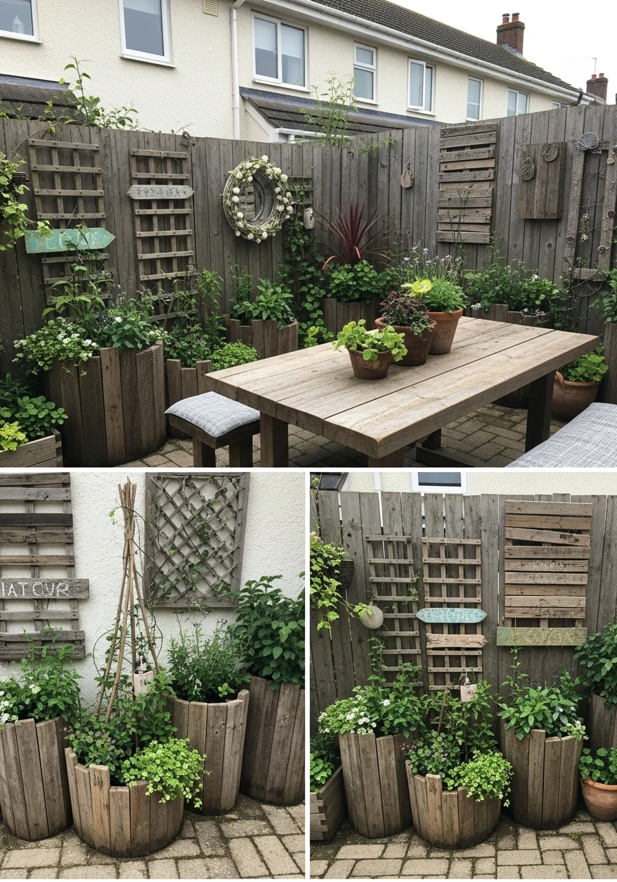 Reclaimed Wood Accents - Your Ultimate Guide to Boho Garden Ideas for a Dreamy Outdoor Space
