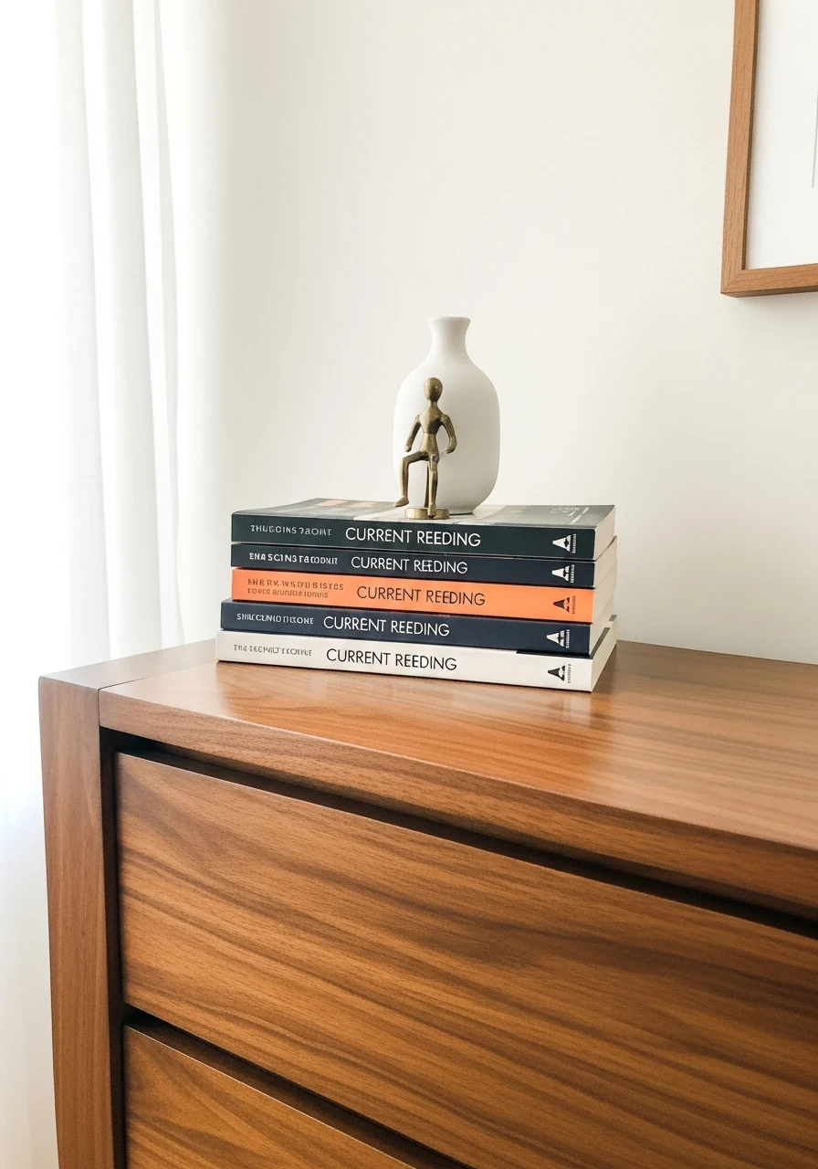 Stack on Dresser Tops - 45 Genius Book Storage Ideas for a Tidy, High-End Look