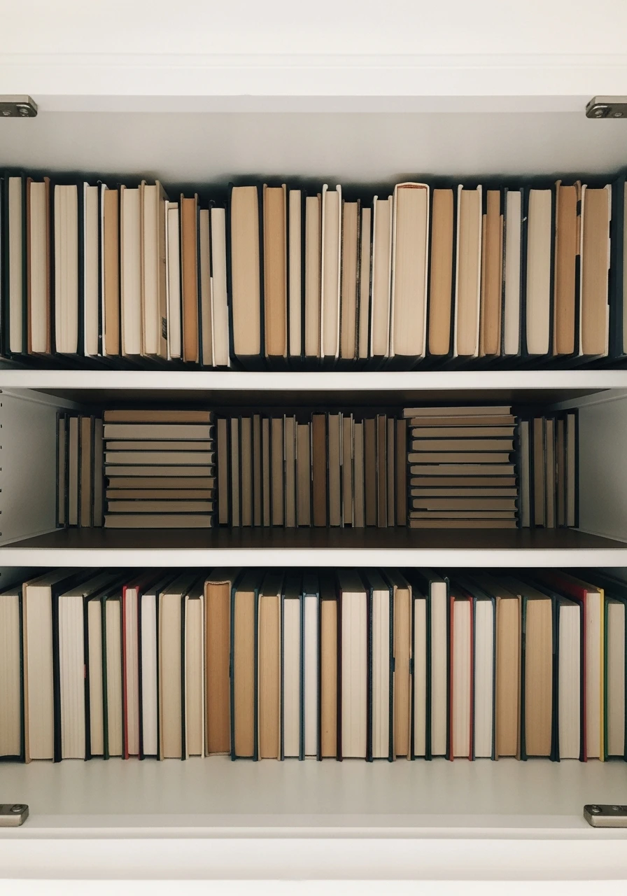 Books in the Closet - 45 Genius Book Storage Ideas for a Tidy, High-End Look