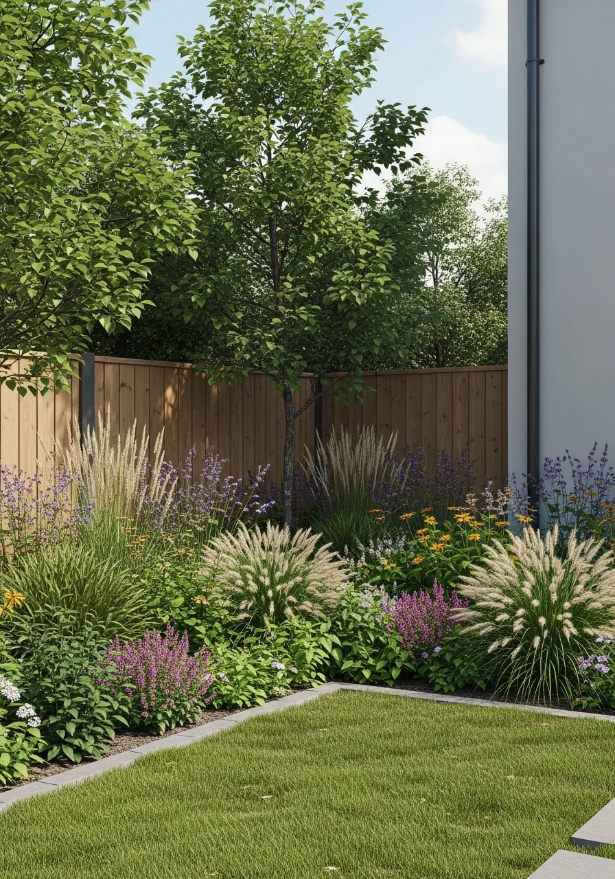 Wildlife Friendly Corner Garden