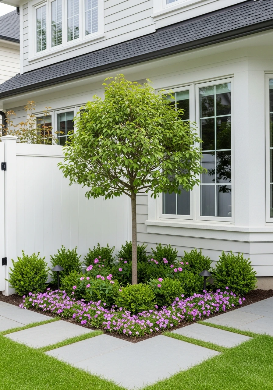 Small Tree Feature Corner Garden