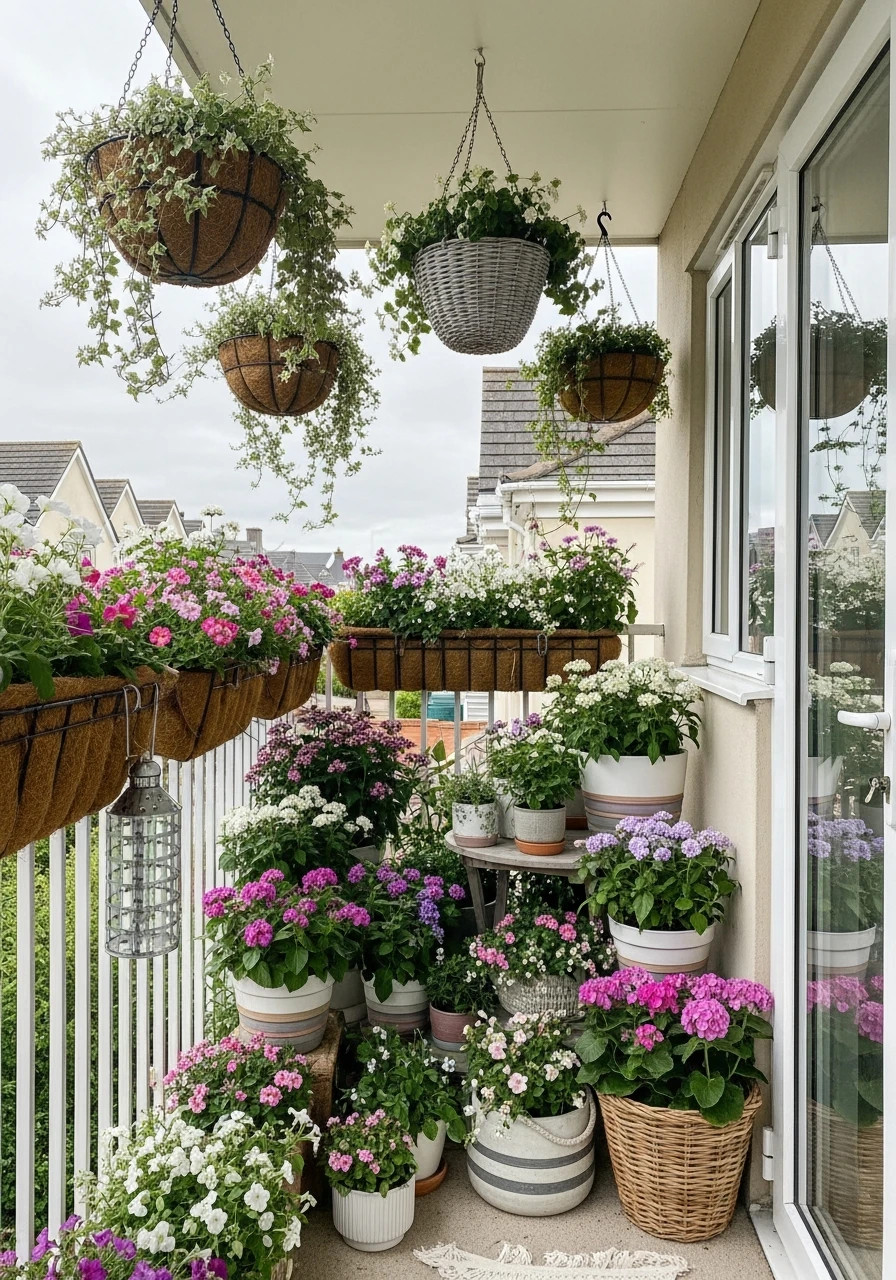 Mini Cottage Balcony Garden
