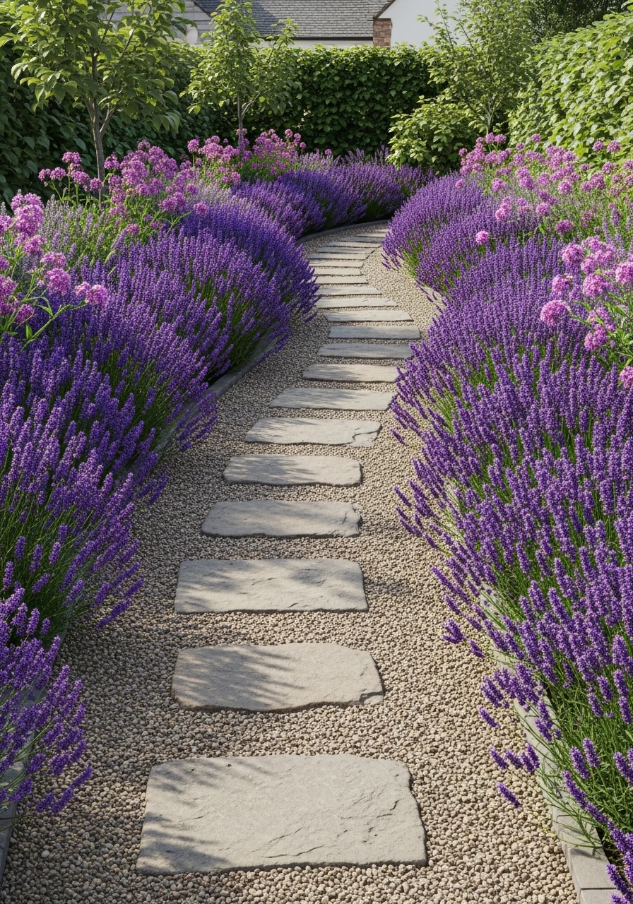 Lavender-Lined Walkways