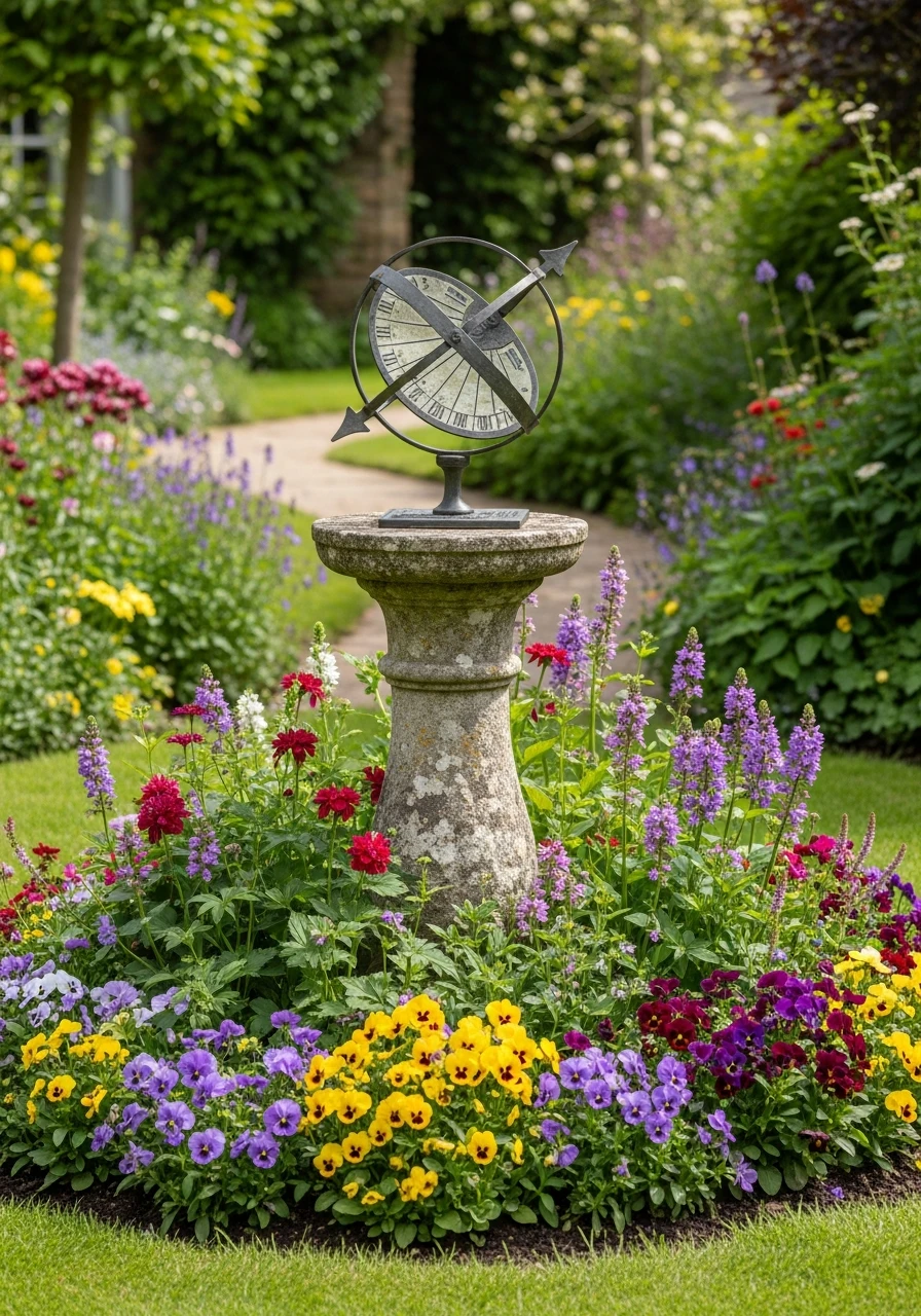 Stone Sundial Feature