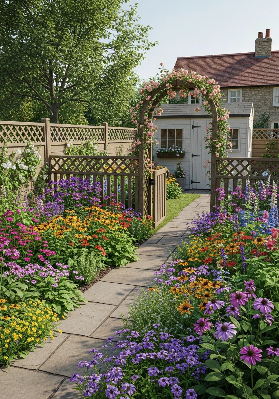 Summer Abundance Flower Beds