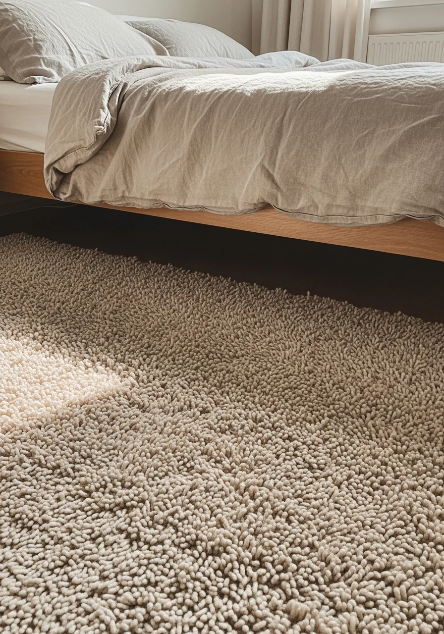 High-Pile Area Rug - 50 Cozy Bedroom Ideas That Look High-End On A Budget