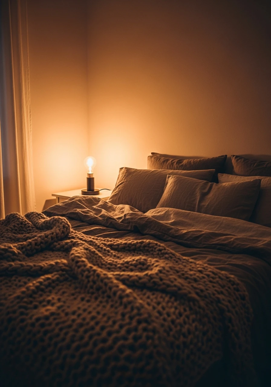 Use Warm Ambient Lighting - 50 Cozy Bedroom Ideas That Look High-End On A Budget