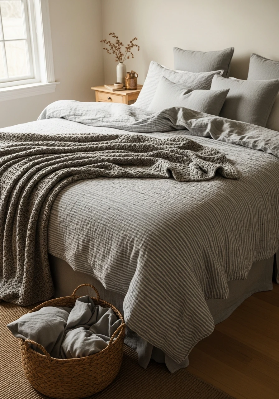 Textured Quilt Coverlets - 50 Cozy Bedroom Ideas That Look High-End On A Budget