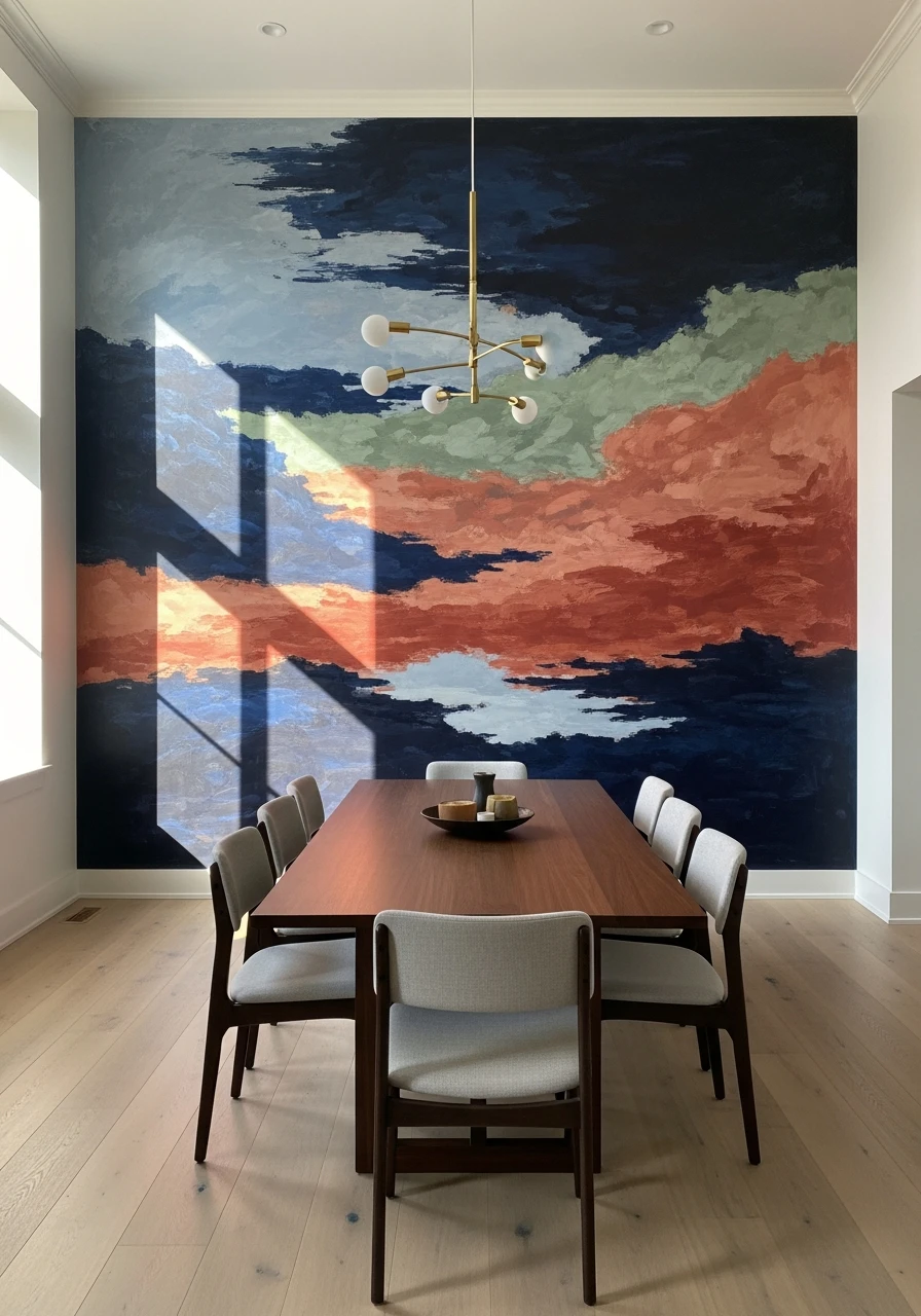 Dining Room Murals - 50 Budget-Friendly Dining Room Decor Ideas for a High-End Look