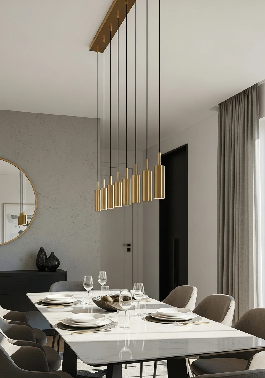 Pendant Light Groupings - 50 Budget-Friendly Dining Room Decor Ideas for a High-End Look