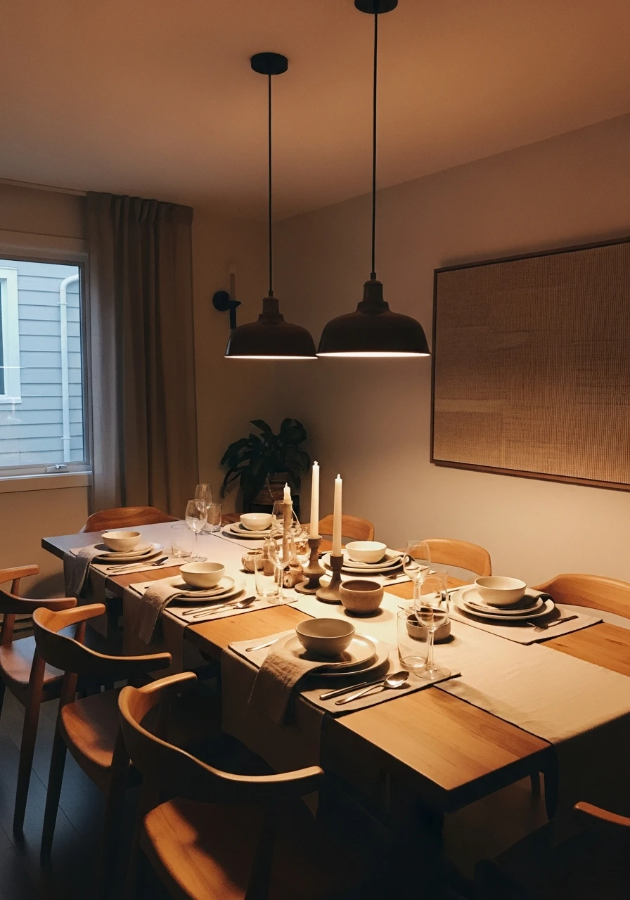 Warm Lighting Temperature - 50 Budget-Friendly Dining Room Decor Ideas for a High-End Look