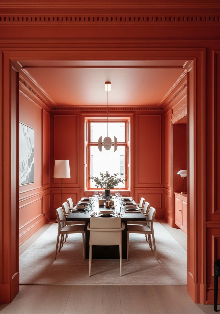 Color-Drenched Dining Rooms - 50 Budget-Friendly Dining Room Decor Ideas for a High-End Look