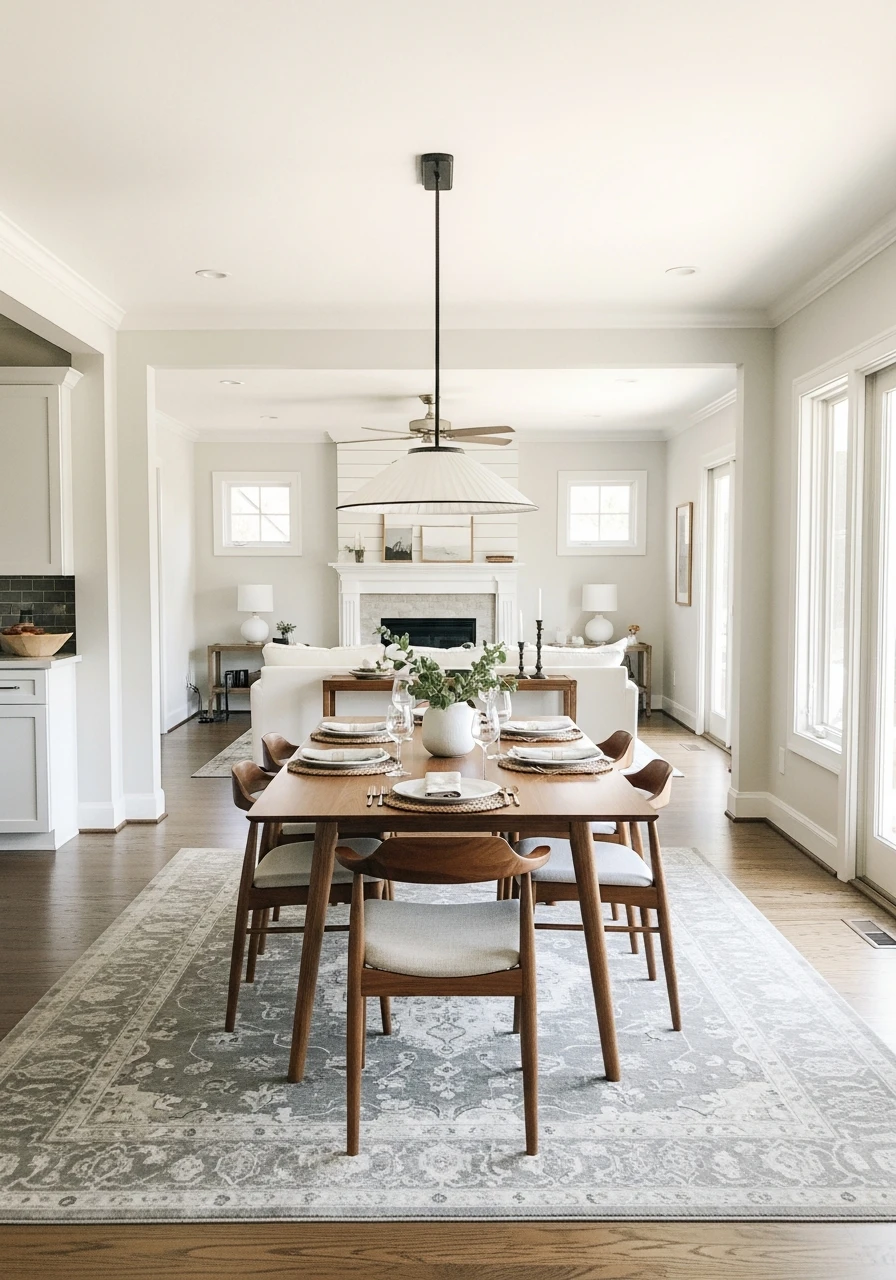 Zoned Dining Areas - 50 Budget-Friendly Dining Room Decor Ideas for a High-End Look