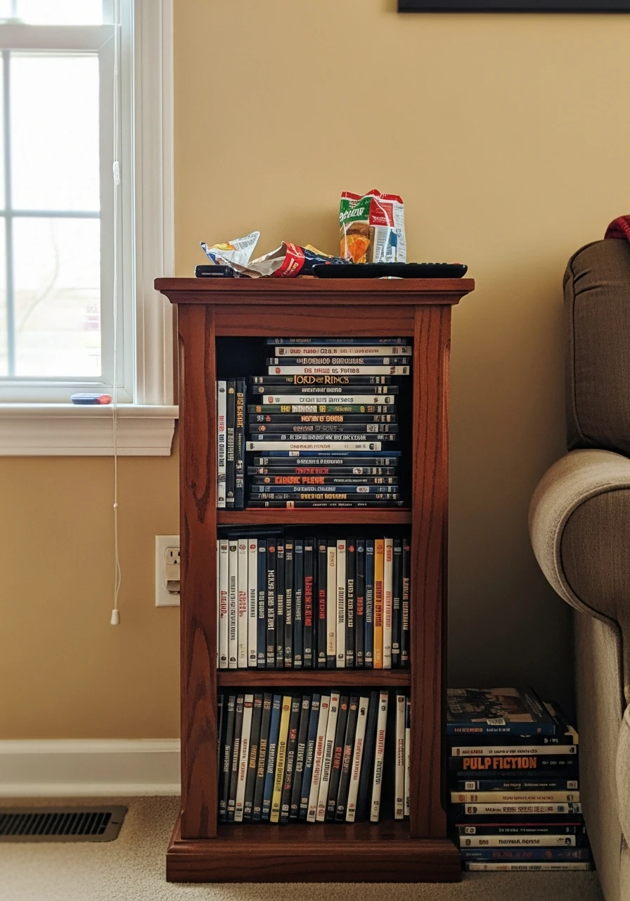 Slim Media Cabinets - 34 DVD Storage Ideas That Look High-End (Without the High Price Tag!)