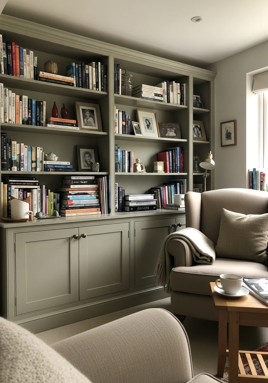 Bookshelf with Doors - 34 DVD Storage Ideas That Look High-End (Without the High Price Tag!)