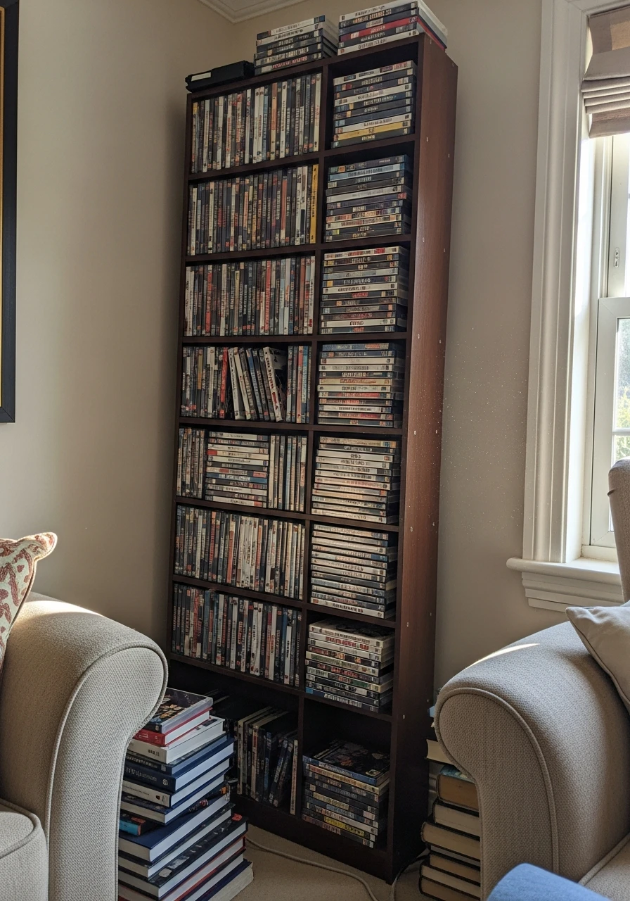 Media Storage Towers - 34 DVD Storage Ideas That Look High-End (Without the High Price Tag!)