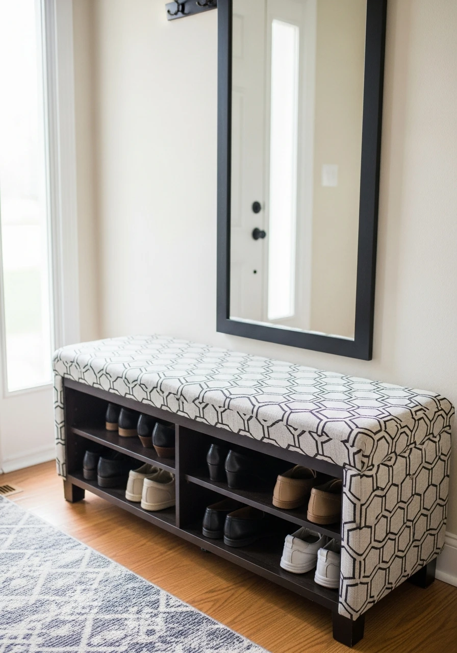 Ottoman For Shoe Storage - 50 Brilliant Entry Way Shoe Storage Ideas for a Tidy Home