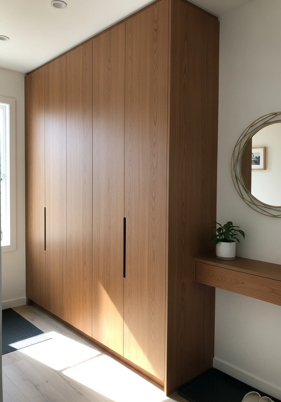 Floor-To-Ceiling Shoe Cabinets - 50 Brilliant Entry Way Shoe Storage Ideas for a Tidy Home