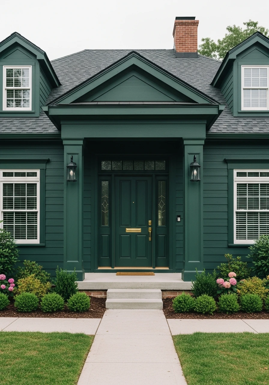 Deep Forest Green Exterior
