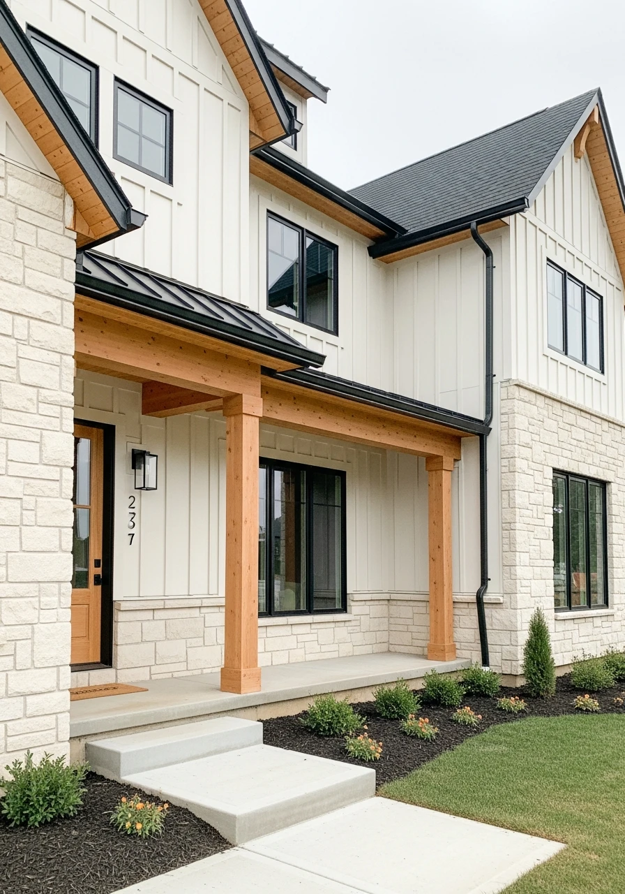 Swiss Coffee Warm White Exterior