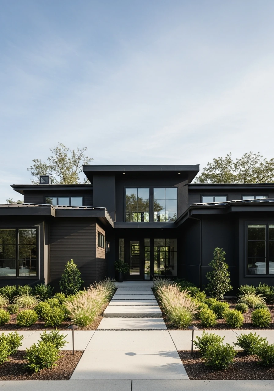 Wrought Iron Black Exterior