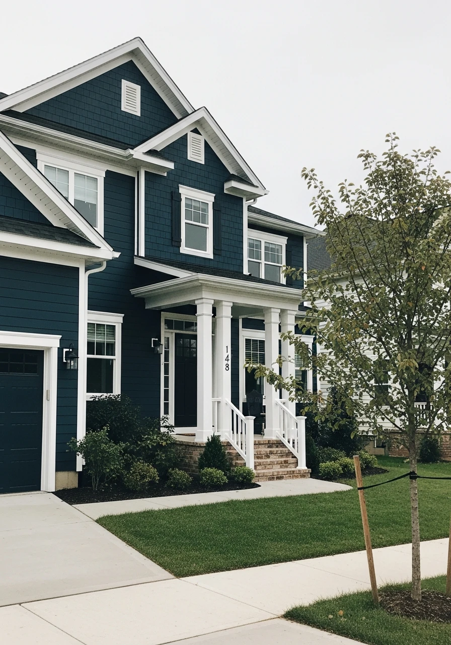 Midnight Navy Blue Exterior